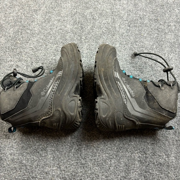COLUMBIA Kids Insulated Bugaboot Winter Snow Boots black/blue size: 1 - Picture 4 of 10